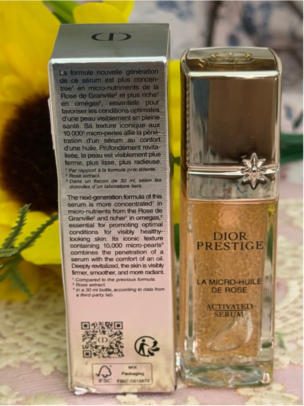 Women's Dior Prestige La Micro-Huile de Rose Activated Serum - Picture 2 of 7